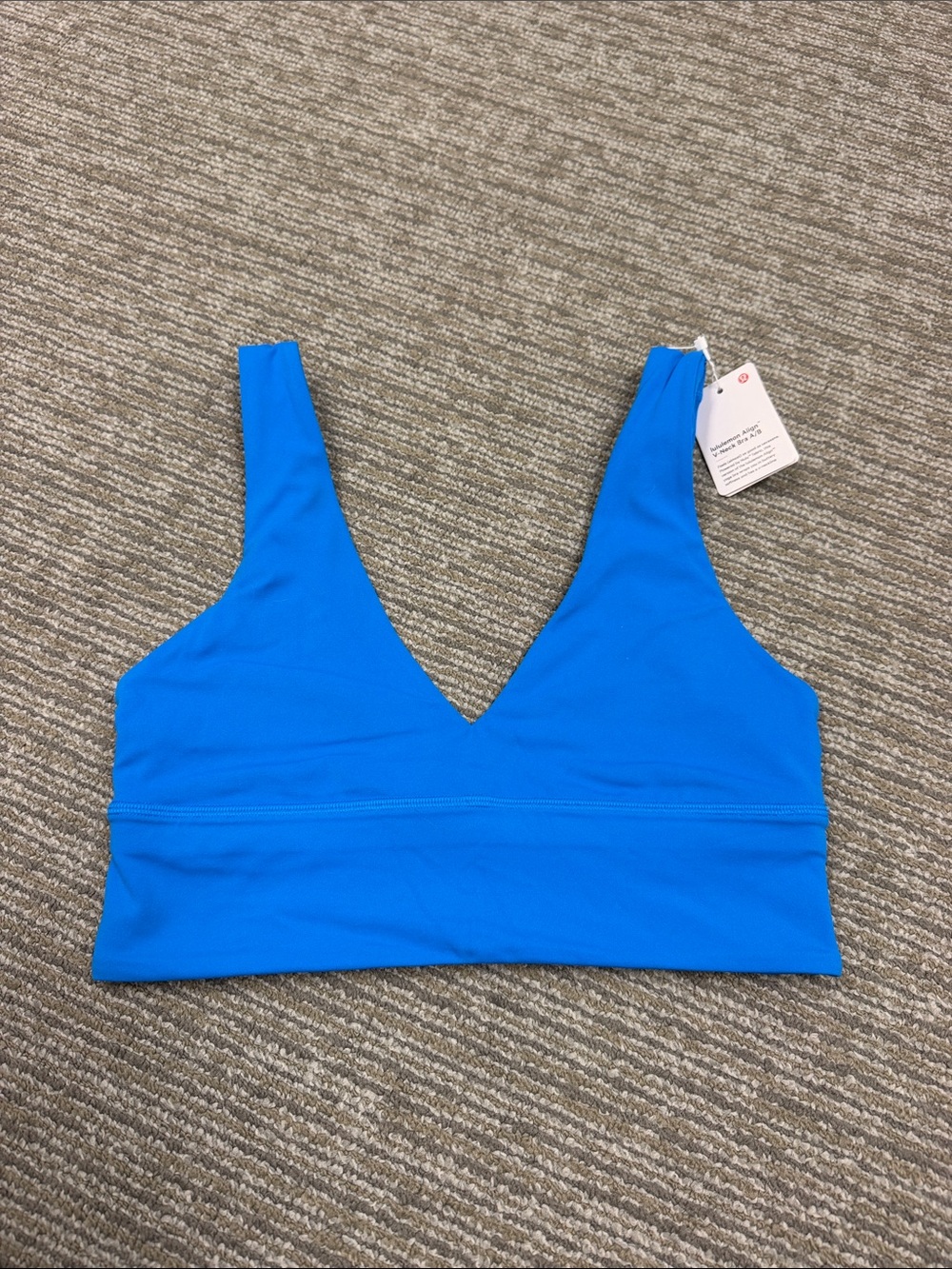 lululemon athletica V-Neck Bralette in Bright Blue